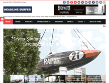 Tablet Screenshot of headlinesurfer.com